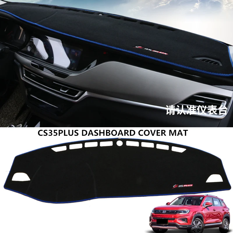

Dashboard Cover Dash Mat Dashmat For CHANGAN CS35PLUS 2019-2020 Dash Board Cover Pad Sun Shade Carpet