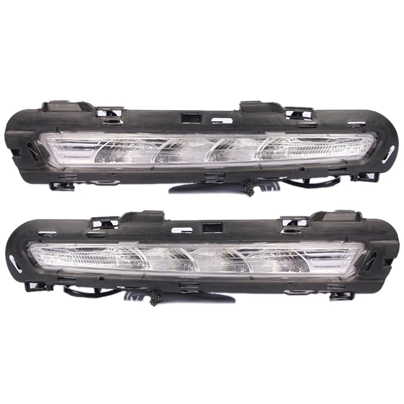 Автомобильный мигающий 1 пара для Ford Mondeo Fusion 2011 2012 2013 Led Drl дневные ходовые огни Светодиодный дневной светильник противотуманный светильник с желтым