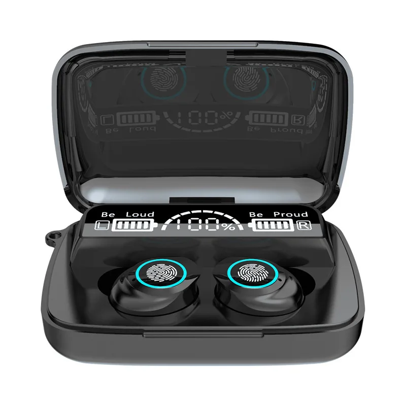 M17 TWS Sport Wireless Dual Touch Mini Earbuds Earphone Bass Gaming Headset 2000mah Charging Box Waterproof Bluetooth Headphone