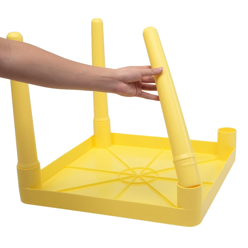

Plastic Kids Table with 4 Chairs Set for Boys Girls Toddler Reading Writing DTT88