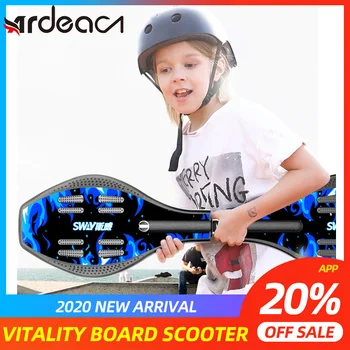 

ARDEA 88cm vitality board children's two-wheeled skateboard beginners adult flash youth swing two-wheeled scooter