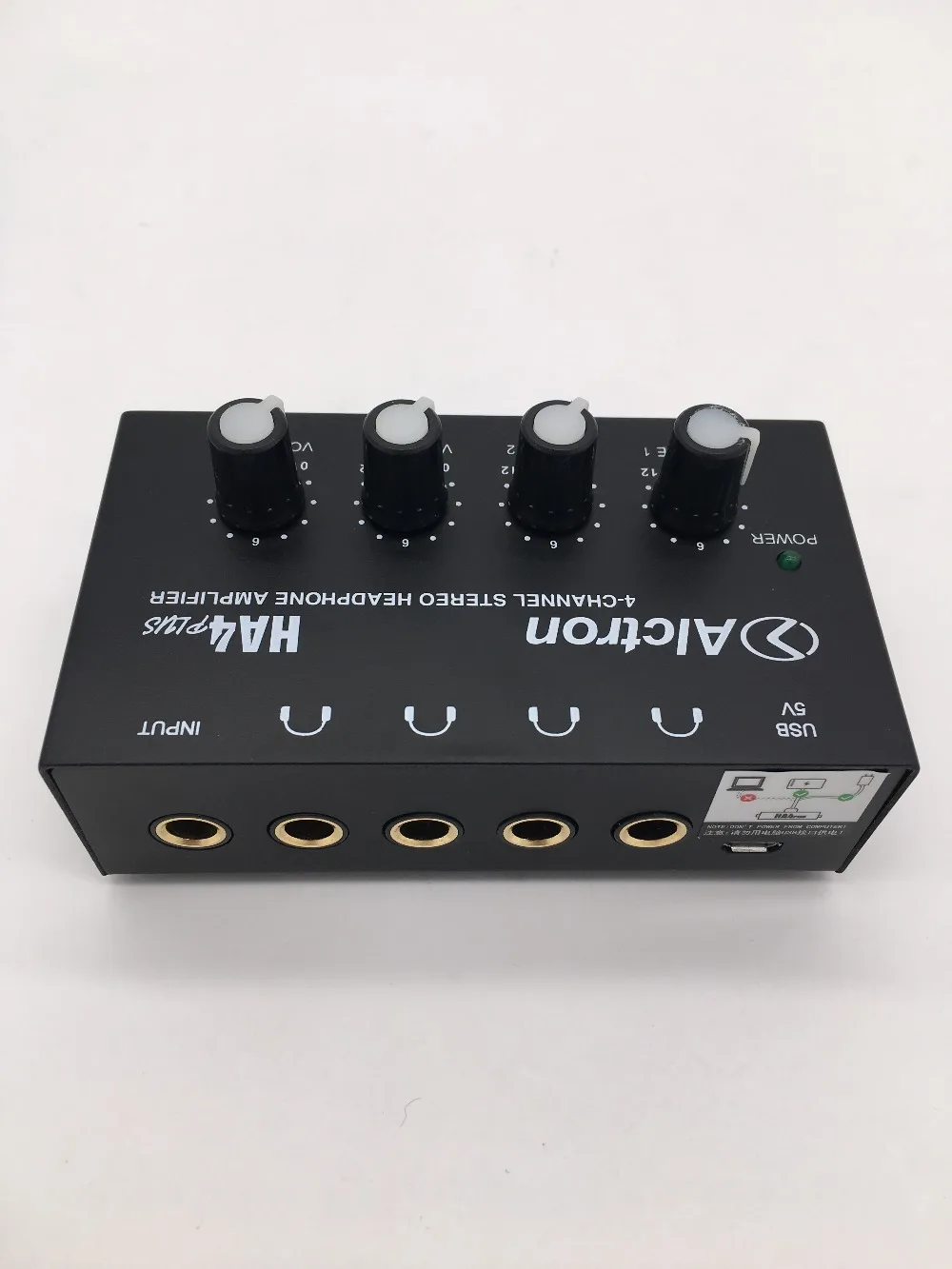 Модернизированный ALCTRON HA4plus 4-канальный стерео мини-усилитель для наушников USB интерфейс работает запись студийные наушники сплиттер