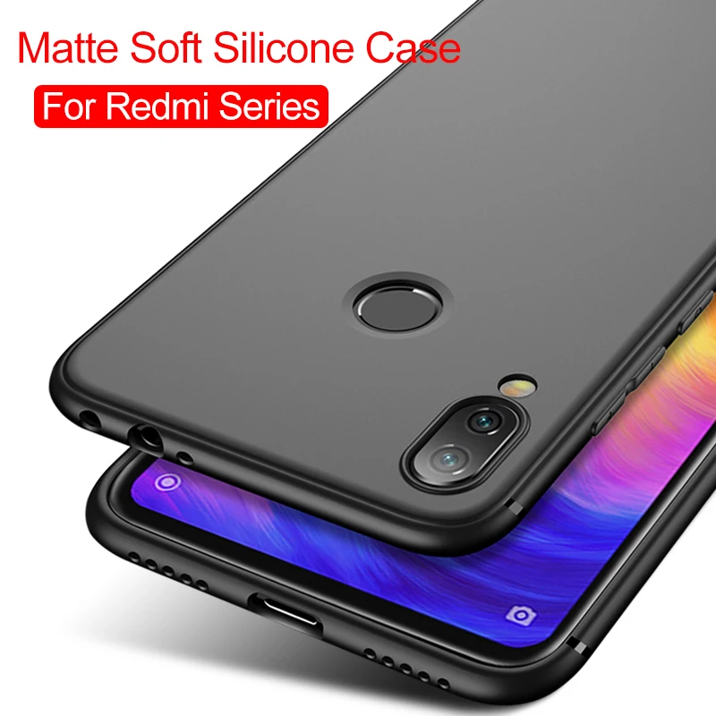 

Soft Phone Case For Xiaomi Redmi Note 7 6 5 Pro K20 7A 6A Case Slim TPU Silicone Matte Cover For Xiaomi Redmi 7 6 5 Plus Cases