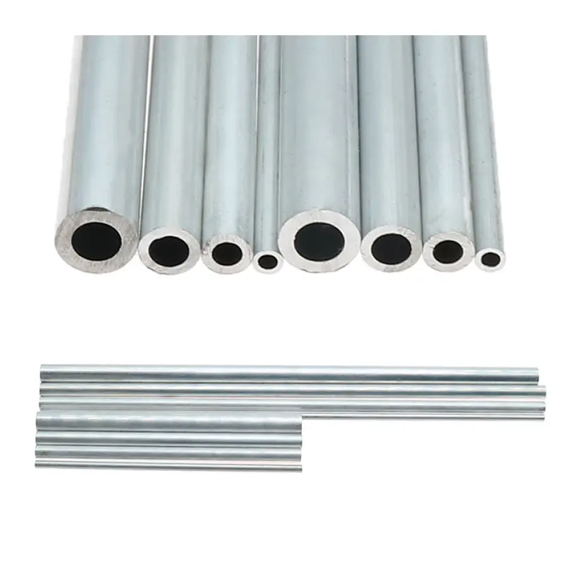 DMiotech 2 Tubi Tondi In Alluminio 6063 - 10mm OD X 4mm ID, Lunghezza 300mm, Leggeri E Resistenti Per Progetti Fai Da Te, Modellismo, Strutture