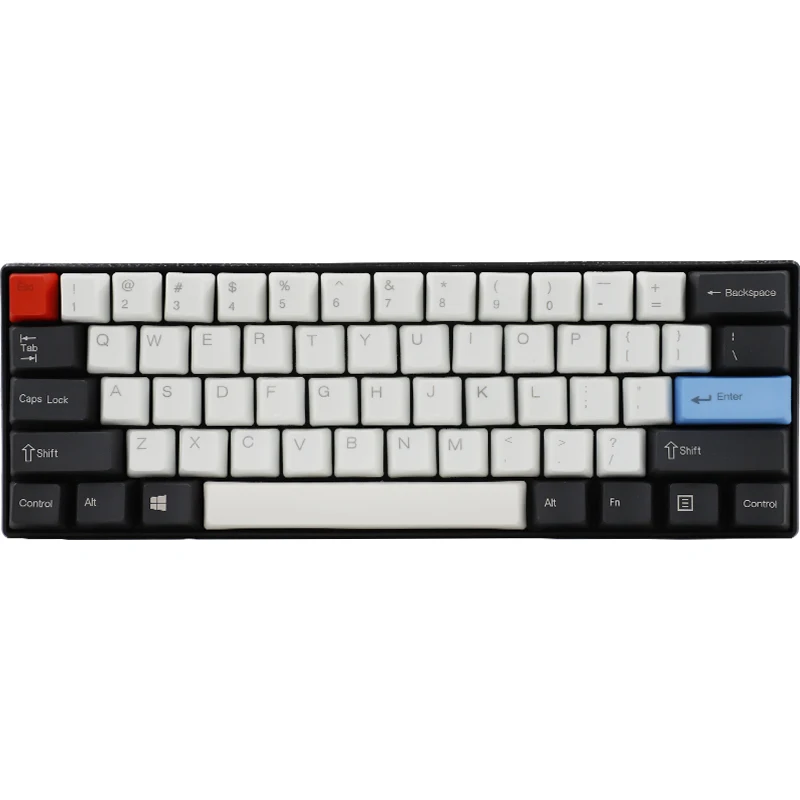 61 Keycap OEM матовая текстура 60% механическая клавиатура специальная клавиша подходит Вишневый переключатель для GH60 GK61 Anne61 F60 Ganss61