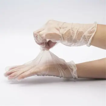 

100Pcs/Box Disposable PVC Gloves Nitrile No Powder Latex Examination Acid Alkali Medical Gloves Home Cleaning Glove Dropshipping
