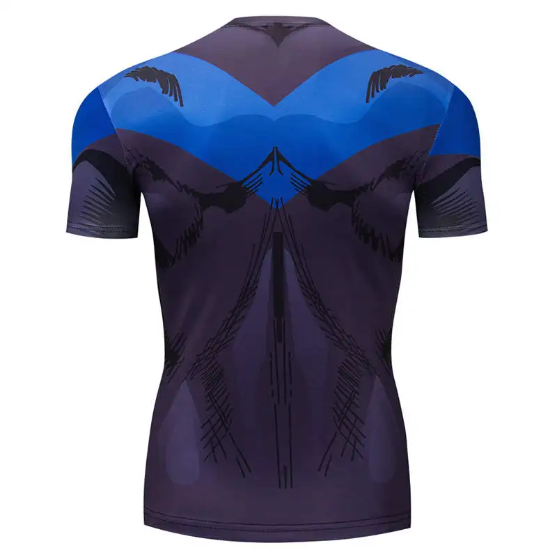 Новые компрессионные рубашки X-men WOLVERINE футболки с 3D-принтом Мужчины Фитнес Футболка с рукавами Cospaly Костюм тройники топы