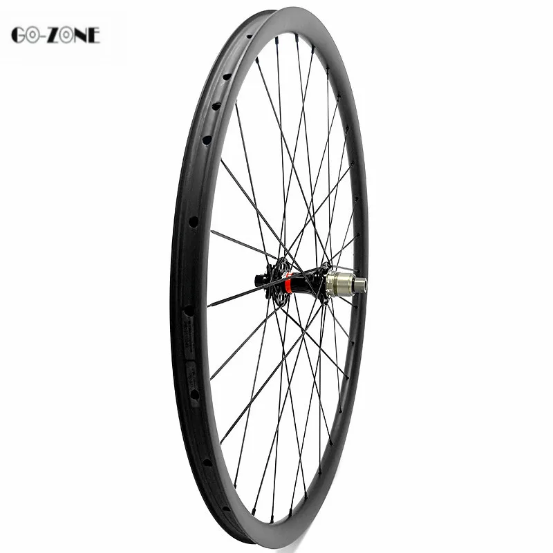 29er диск mtb карбоновые колеса Асимметричные 30,5x19,5 мм бескамерные с novatec D791SB D792SB 100x15 142x12 колесная стойка 1420 спицы