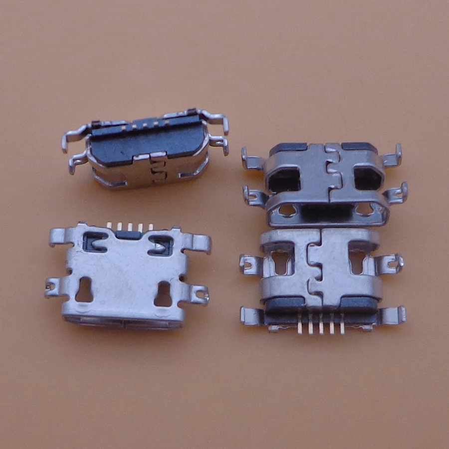 100 шт. для Alcatel 1S 2019 5024 5024D 5024Y 5024K USB-коннектор зарядного порта Штекерный разъем