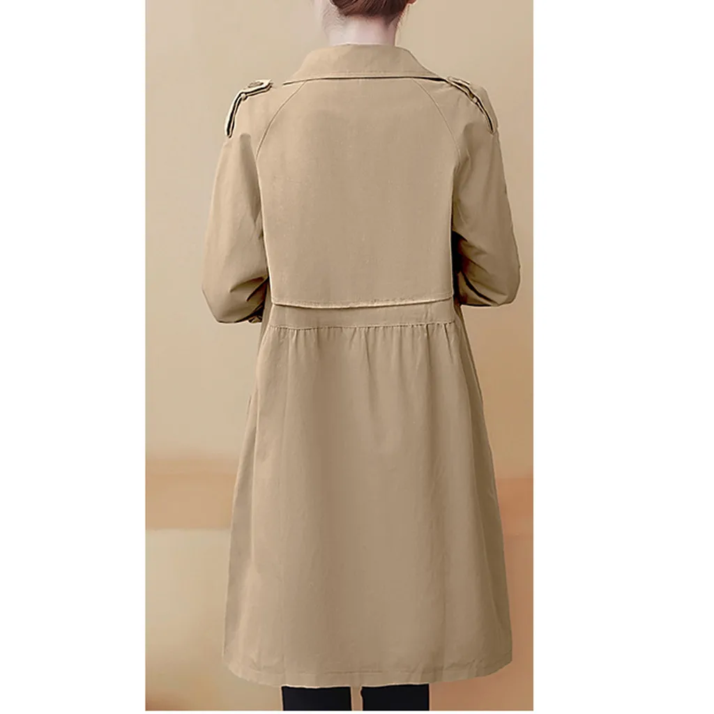 Manteau femme, зимнее пальто для женщин, большой размер, с лацканами, кашемир, шерсть, с поясом, Тренч, шерстяное пальто, верхняя одежда, куртка abrigo mujer casaco