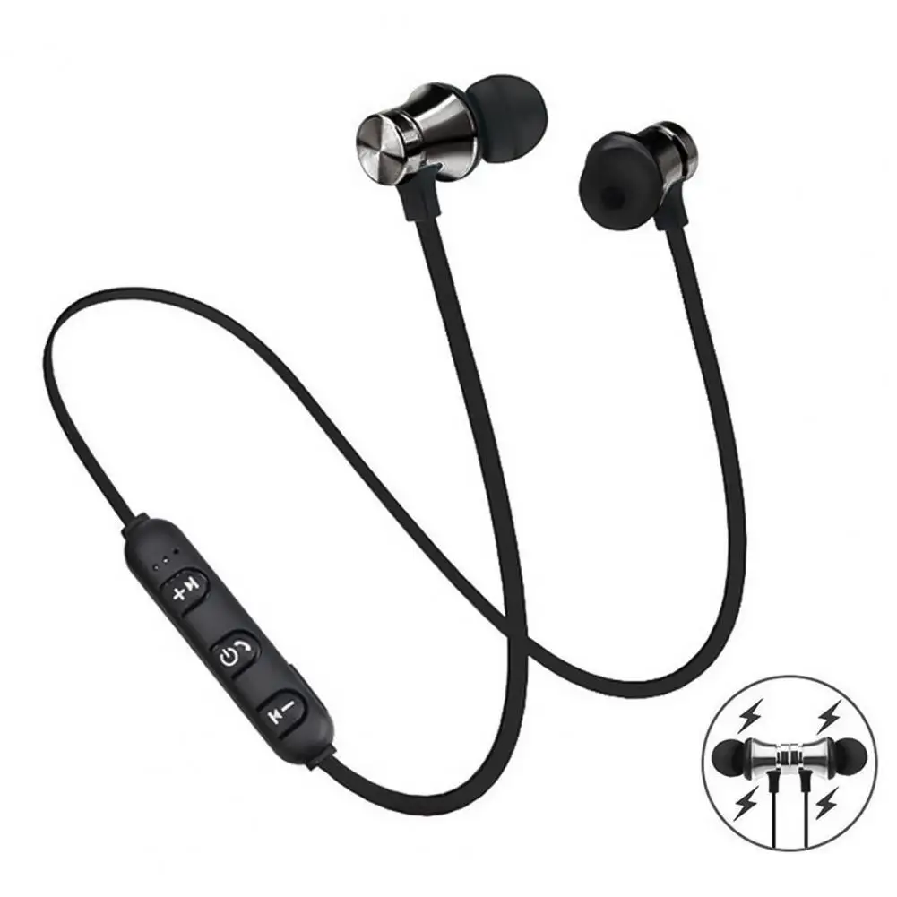 Magnetic Wireless Earphone Bluetooth Stereo Sports Waterproof Earbuds in-ear Headset with Mic | Игрушки и хобби