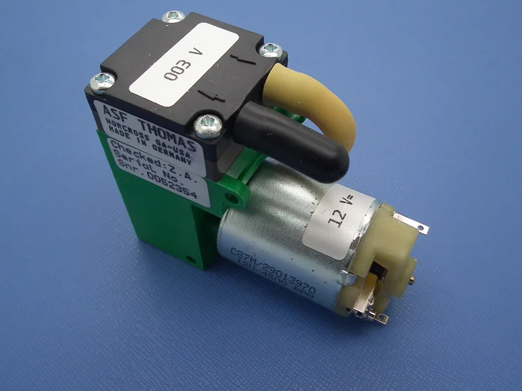 Томас Новый 6 Вт Мини Вакуумный насос 12V 3L/мин мембранный вакуумный 65Kpa +