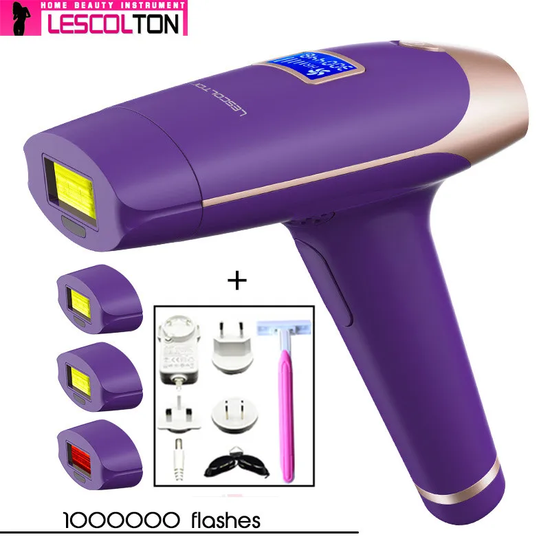 Lescolton 4в1 1000000 импульсный IPL лазерный эпилятор устройство для постоянного удаления волос IPL лазерный эпилятор машина для удаления волос на подмышках