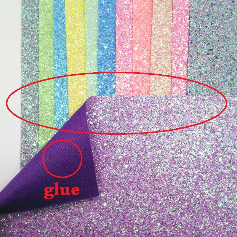 Glitterwishcome 21X29 см A4 Размер светится в темноте массивная блестящая кожа, искусственная ткань из искусственной кожи винил для луков, GM666A