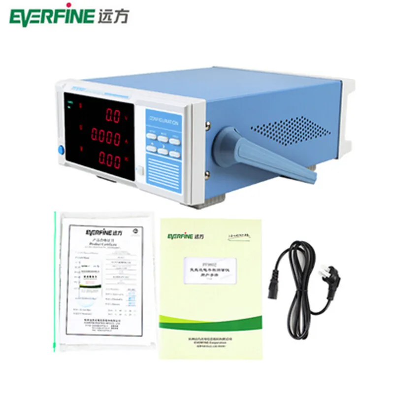 EVERFINE PF9811 power consumption of electrical parameters harmonic analysis tes