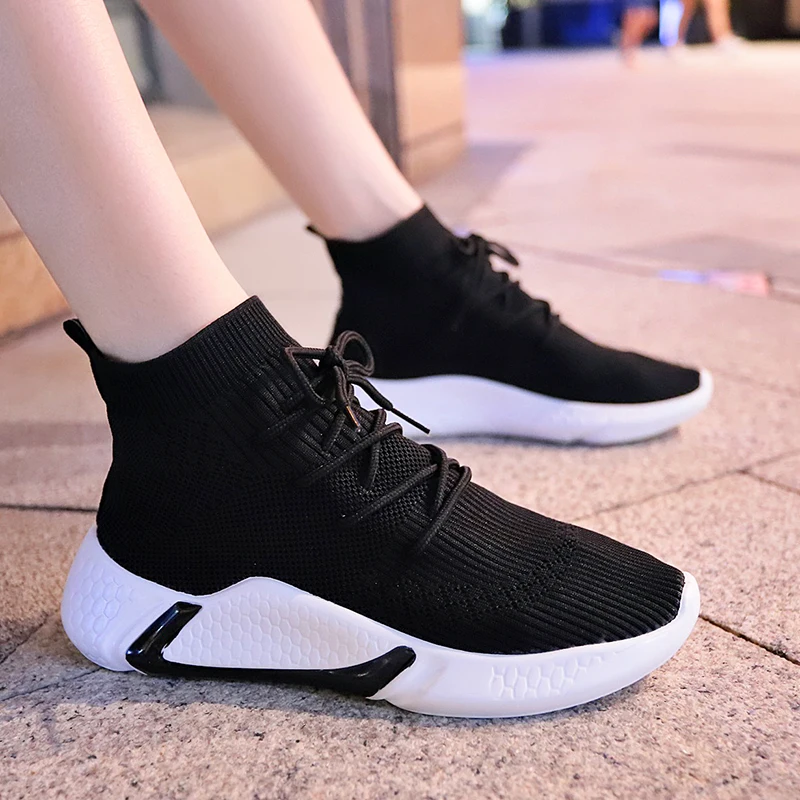 black gym sneakers