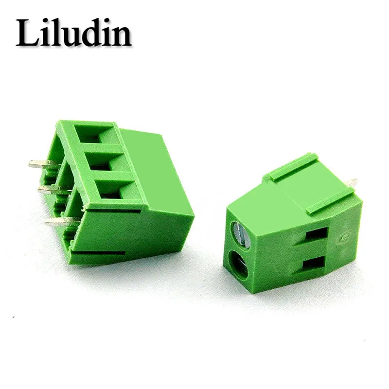 10 шт. Φ 3 81 5 0 7 мм PCB винтовая Клеммная колодка Splice Terminal DG308 MG128 Liludin | Электронные