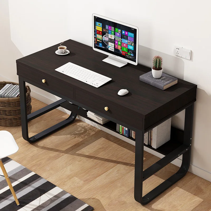 

Gang mu zhuo Desk Simple Desktop Computer Desk Office Desk Student Household Dormitory Writing Desk Double Single Person Table