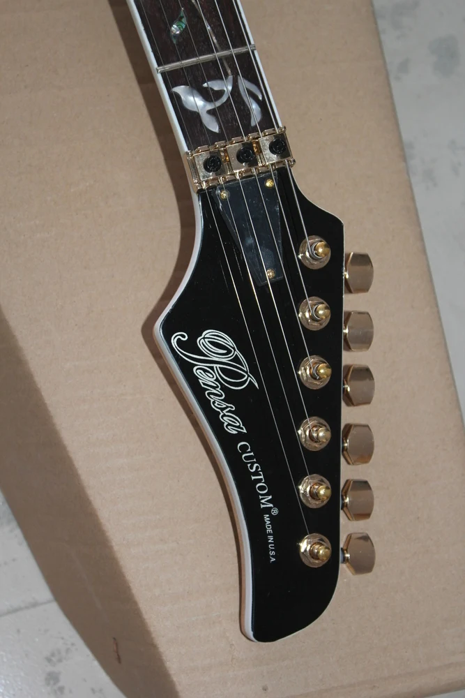 Электрическая гитара дерево жизни стеганая Кленовая новый + завод pensa custom shop