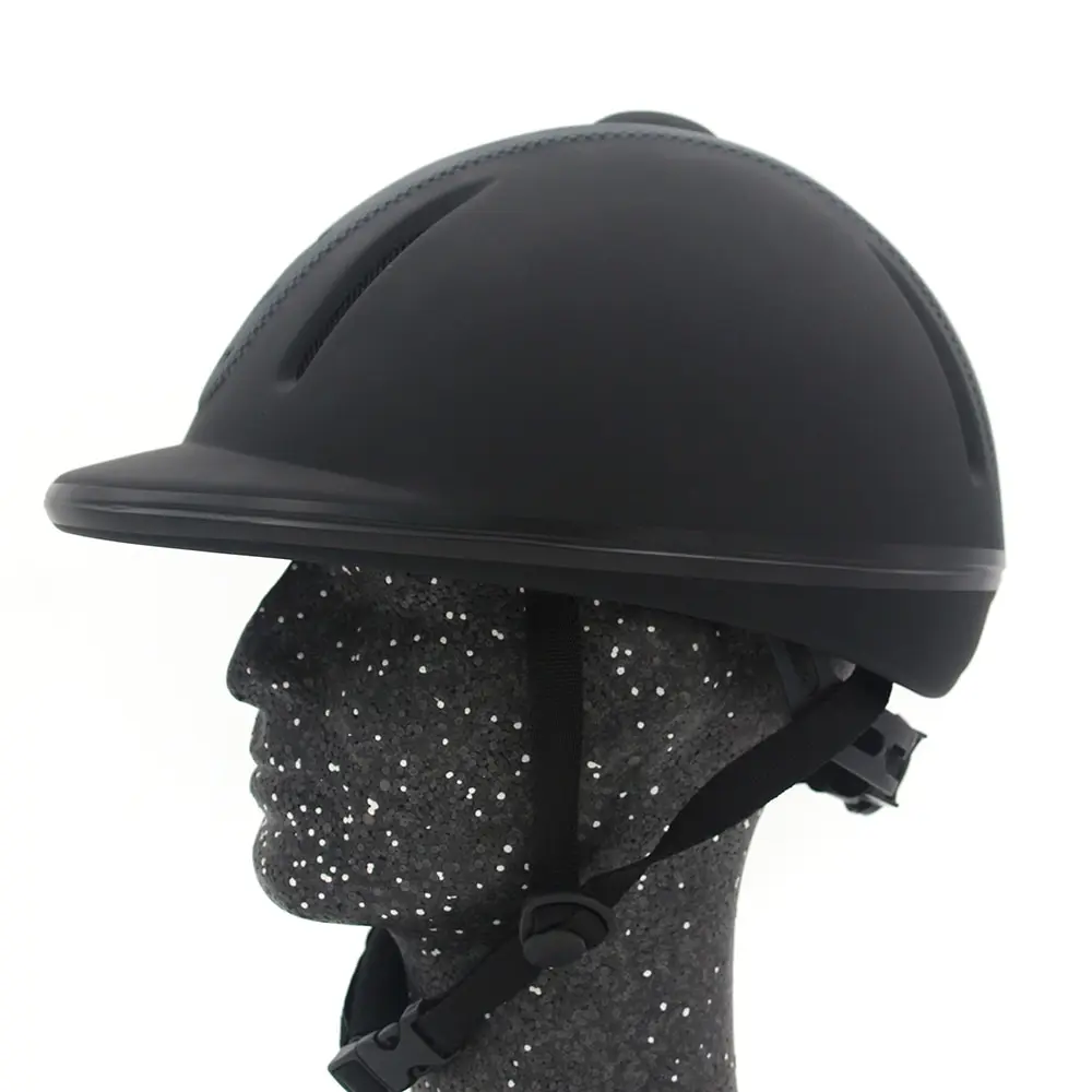 

Professional Horse Riding Helmet Adjustable Size Half Face Cover Protective Headgear Secure Equipment for Questrian Riders