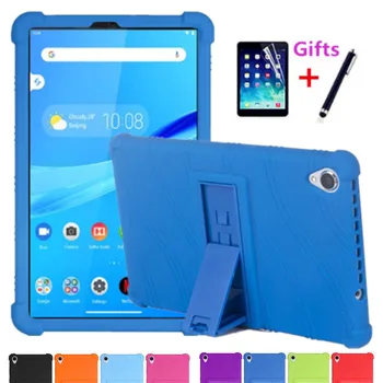 

For Lenovo TAB M8 FHD TB-8705F TB-8705N Tablet case for Lenovo Tab M8 B-8505F TB-8505X TB-8505I Soft Silicone Stand Cover+gift