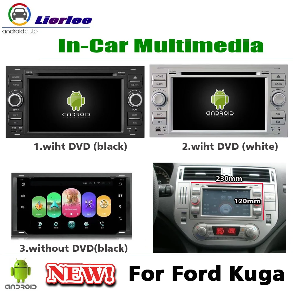 2 din Car DVD Multimedia Player For Ford Kuga/Fusion 2007~2012 Radio Android autoradio Navigation GPS Stereo Screen NAVI System