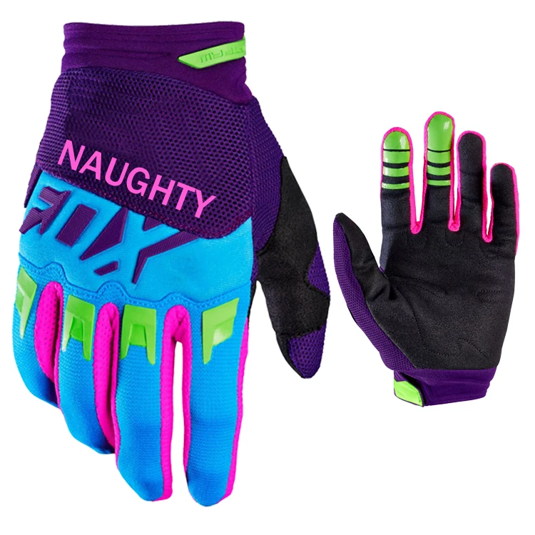 MX MTB, перчатки для мотокросса, полный палец, озорная лиса, авиалиния, перчатки ATV DH, горный велосипед, велосипедные перчатки - Цвет: 5
