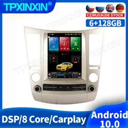 Radio con GPS para coche, reproductor Multimedia con Android 10, 128G, pantalla estilo Tesla, 2Din, vídeo, para Hyundai Veracruz 2007   2012
