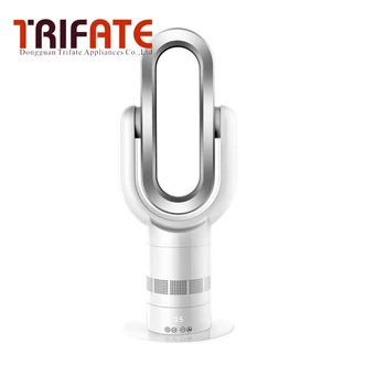 

2019super quiet variable speed non-blade bladeless fan home office has the remote timing function folding fan