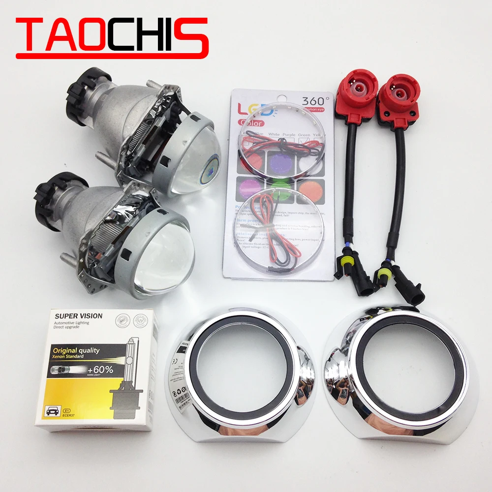TAOCHIS Hella 3R G5 набор линз для проектора HID Bi xenon D2S D1S D3S D4S Shroud Devil Eyes изменить головную лампу обновление Высококачественный объектив