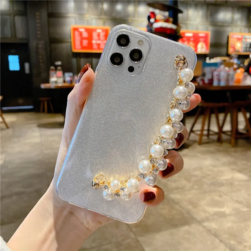 For huawei Nova 2s 2i 3E 3i 4 4e 5 5E 5t 5i 5Z 6 6SE 7 7i 7SE 8 8SE PRO Lite Phone case women's pearl bracelet glitter | Мобильные