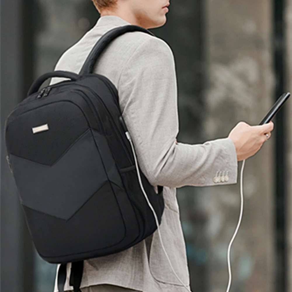 COOLBELL 15.6 Inch Laptop Backpack Fashion Travel Business  Backpack Outdoor Nylon Waterproof Student Anti-theft Backpack