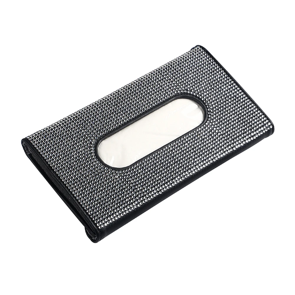 Car Tissue Holder Universal Crystal for Girls