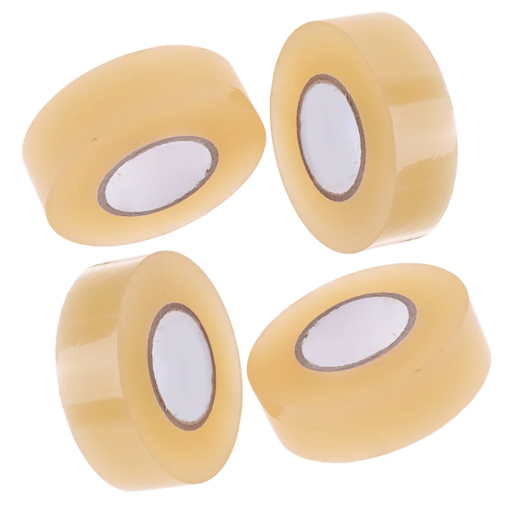 Premium PVC Clear Ice Hockey / Roller Hockey Leg Tape / Sock Tape x 4 Rolls