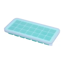 21-полости площади силиконовые формы льда квадратный лоток чайник Плесень лоток мягкие барный Пудинг Желе чайник