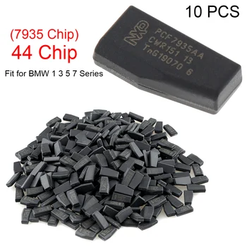 

10pc Blank ID44 PCF7935 Carbon Chip Car Key Transponder Chip Replacement Fit for BMW 1 3 5 7 Series Cars Vehicle Automobiles SUV
