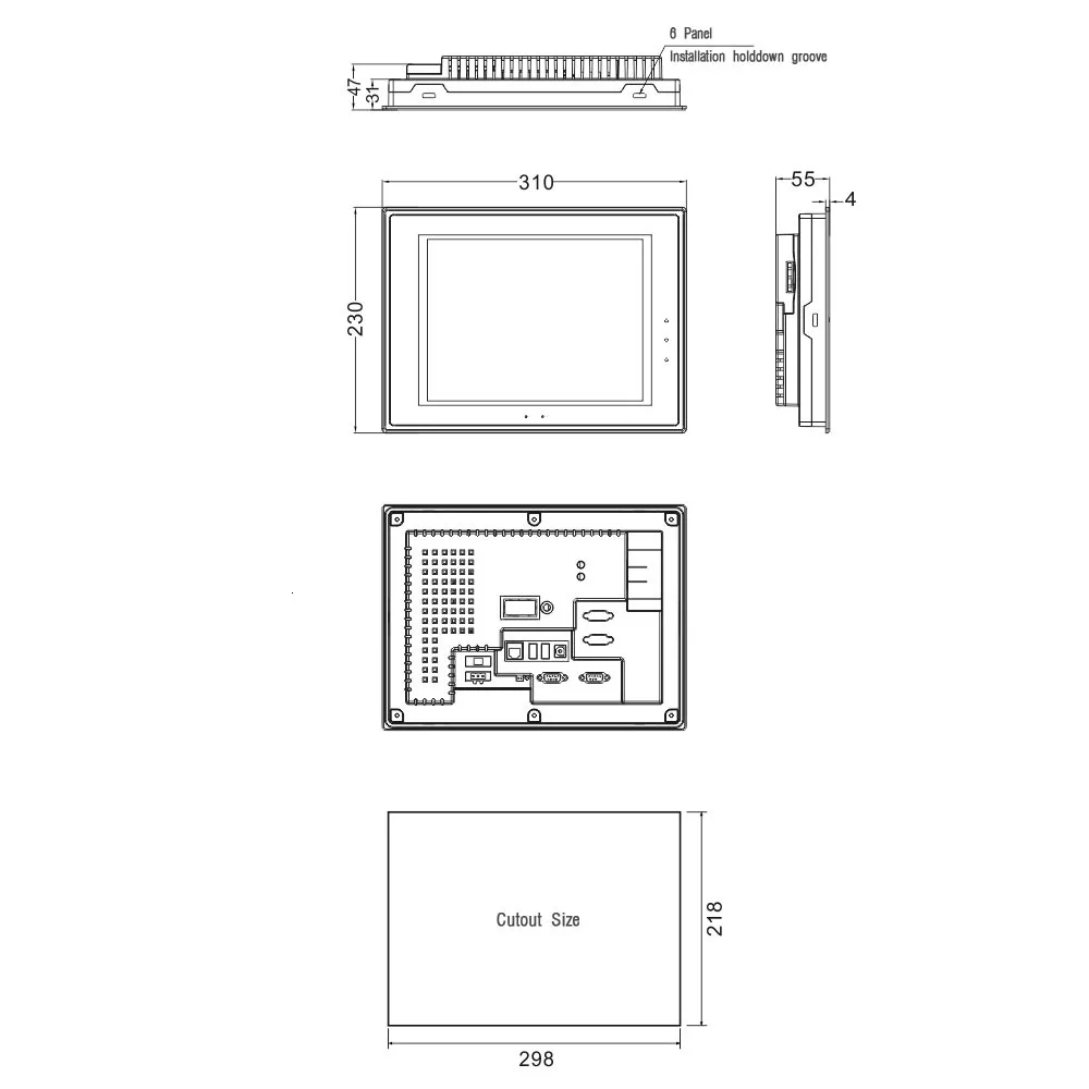 Kinco MT4523T MT4523TE HMI Сенсорный экран 10,4 дюймов 800*600 Ethernet 1 USB хост интерфейс человек-машина Newcarve