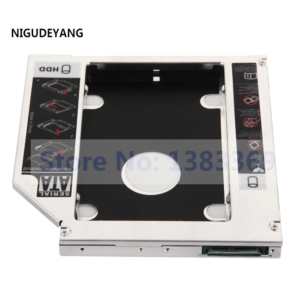 NIGUDEYANG 12 7 мм 2nd жесткий диск HDD SSD IDE/SATA оптического устройства Caddy адаптер оправы