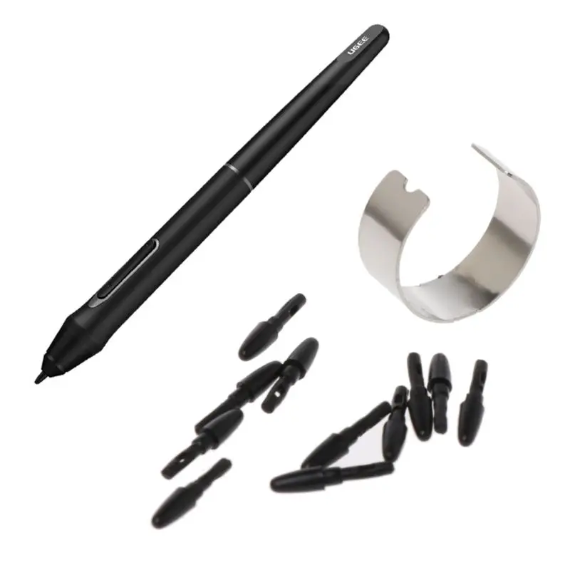 10Pcs Battery-free Passive Stylus Replacement Pen Nibs Pen Tips for XP-Pen HUION H640P VEIKK A30 A50