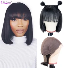 Взрыва парик человеческих волос прямые волосы парик 13x4 Синтетические волосы на кружеве человеческих волос парики для волос с волосами младенца 150% плотность Волосы remy парик