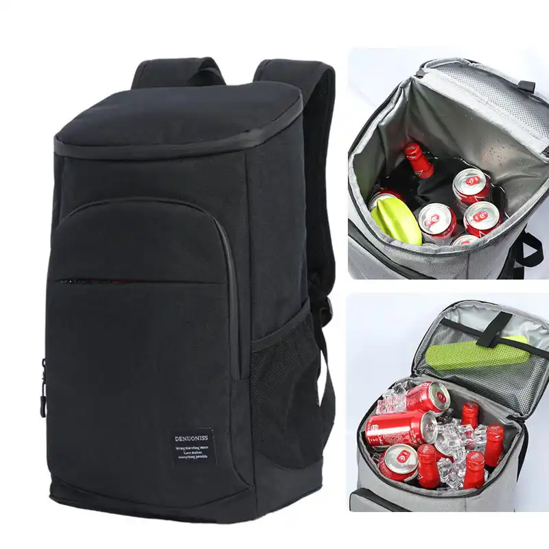 28l 600d Oxford Grand Sac Isotherme Thermo Dejeuner Boite De Pique Nique Isole Sac A Dos Cool Sac De Glace Frais Transporteur Sacs A Bandouliere Thermique Aliexpress