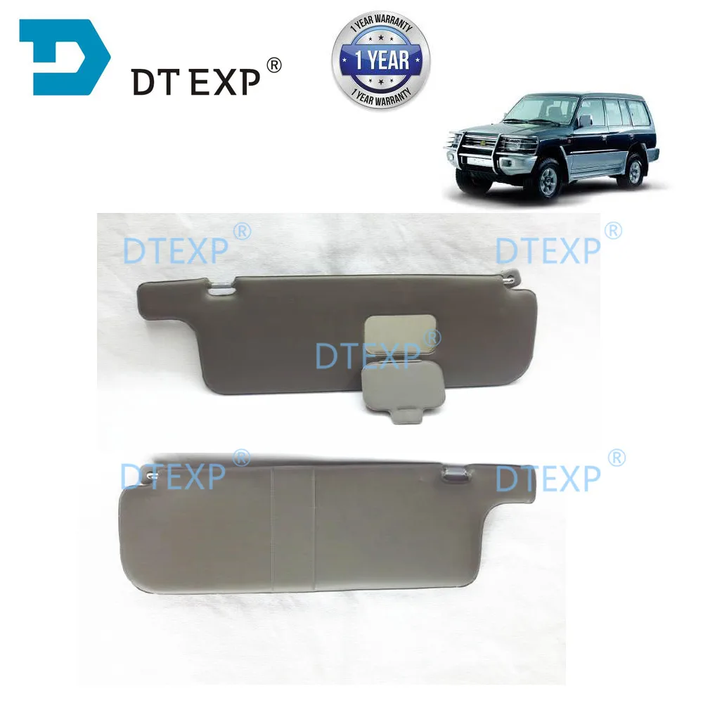 LHD передний Внутренний солнцезащитный козырек для Pajero Защита от солнца для Montero Shogun MKII V31 V32 V33 V43 1989-2000 зажим крюк