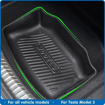 

For Tesla Model 3 Trunk Storage mat 2017-2020 Car Waterproof and odorless Lower layer accessories Trunk mat for tesla interior