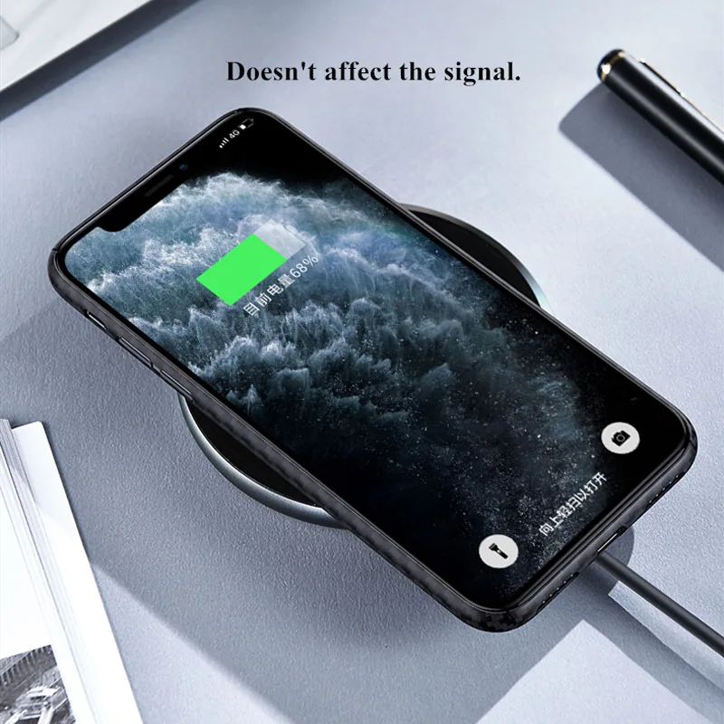 Carbon fiber phone case For Apple iPhone 12 mini 12 Pro 12 ProMax Fully enclosed protective shell Aramid fiber material
