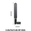 2.4GHz 5GHz 5.8Ghz Antenna 5dBi RP-SMA Connector Dual Band wifi Antena aerial SMA female wireless router 2.4 ghz 5.8 ghz ► Photo 2/6