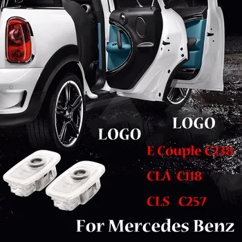 

2 Pieces Car Door Welcome Light For Mercedes Benz E Coupe CLA CLS Class C238 C118 C257 2017 2018 2019 2020 Ghost Shadow Lamp