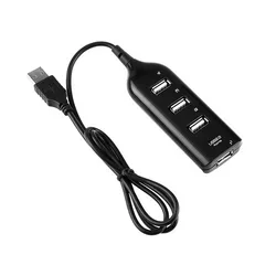 HUB USB haute vitesse à 4 ports pour MacBook Pro, séparateur USB 2.0, adaptateur Portable pour ordinateur Portable 