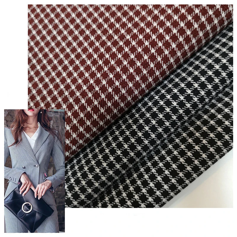 

High Quality Woven Twill Lattice All Sides Elastic Cloth Spring and Autumn Clothing Fabric Four-sided Bullet Pants Fabric