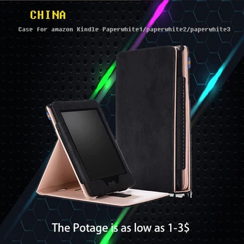 

eather Painted Cover Smart Case for amazon Kindle Paperwhite1/paperwhite2/paperwhite3 for Paperwhite1 2 3 e-book reader