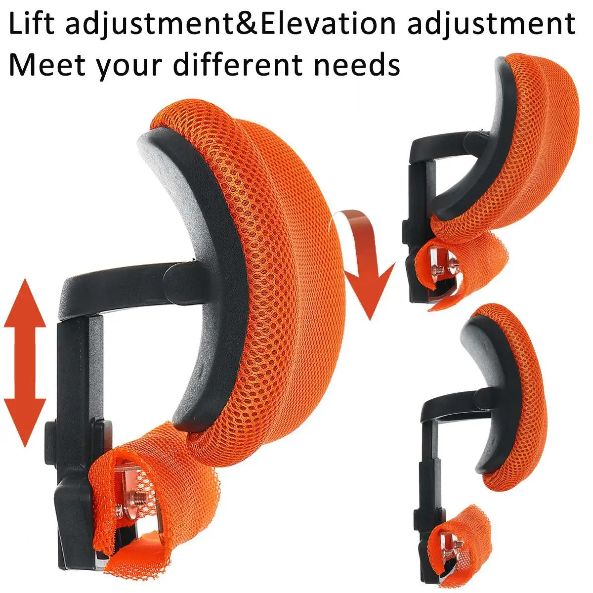 Computer Chair Office Chair Headrest with Adjustable Lifting Neck Protection Pillow Headrest for Chair Office Accessories